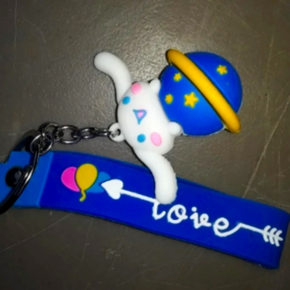 3 pc Sanrio Cinnamoroll Keychains Set